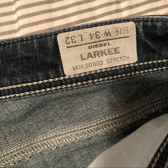 Diesel Industry Larkee Men’s Denim Jeans 34W x 32L - Picture 7 of 8